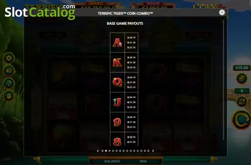 Скрин6. Terrific Tiger Coin Combo слот