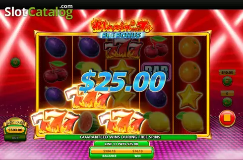 Скрин4. Blazin Hot 7s Big Bonus слот