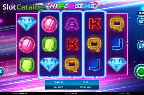 Скрин2. Hyper Gems (Light and Wonder) слот