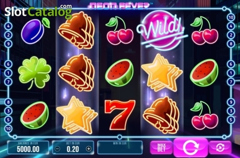 Скрин2. Neon Fever слот