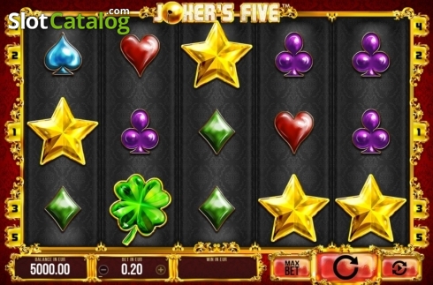 Скрин2. Jokers Five слот