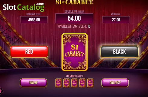 Скрин8. 81st Cabaret слот