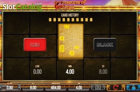 Скрин4. Treasures of Thebes слот