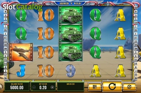 Скрин2. Armed 'N' Wild слот