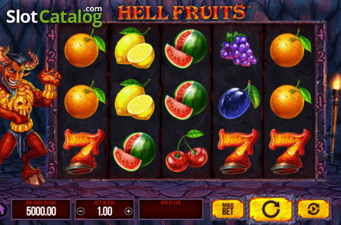 Скрин2. Hell Fruits слот
