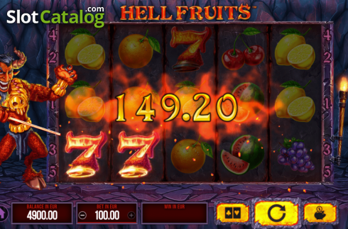 Скрин3. Hell Fruits слот
