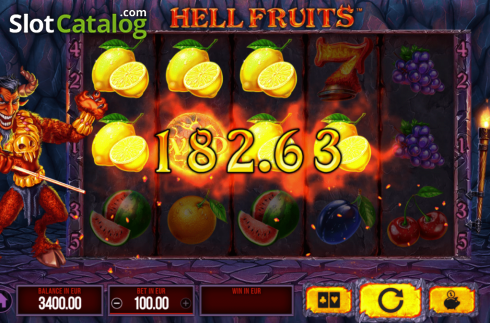 Скрин5. Hell Fruits слот