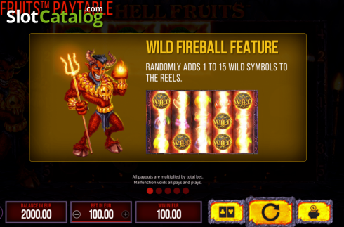 Скрин7. Hell Fruits слот