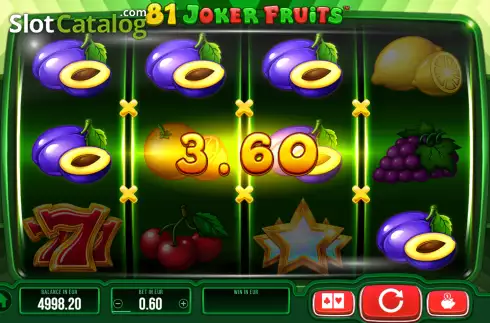 Скрин3. 81 Joker Fruits слот