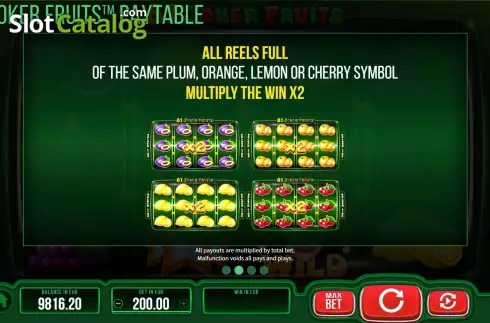 Скрин5. 81 Joker Fruits слот
