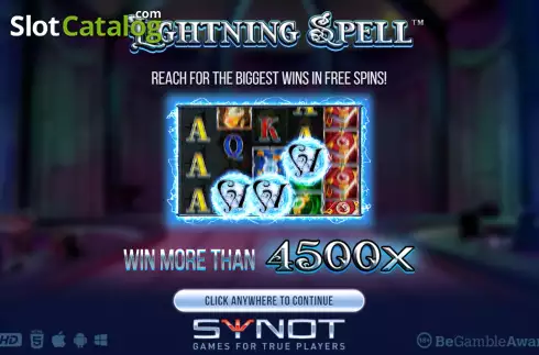 Скрин2. Lightning Spell слот