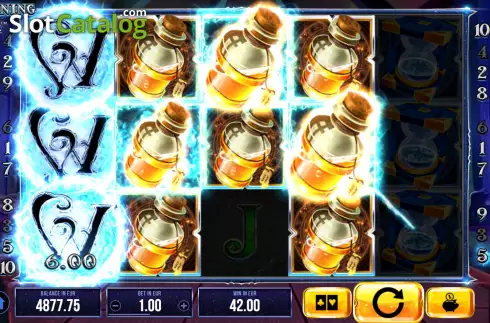 Скрин5. Lightning Spell слот