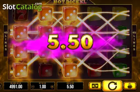 Скрин3. Hot Dice XL слот