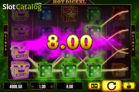 Скрин4. Hot Dice XL слот