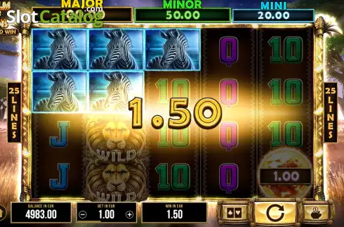 Скрин3. Realm of Lions слот
