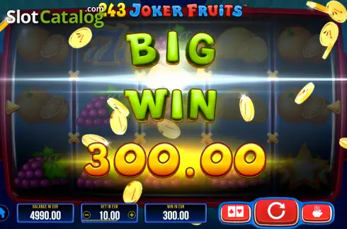 Скрин3. 243 Joker Fruits слот