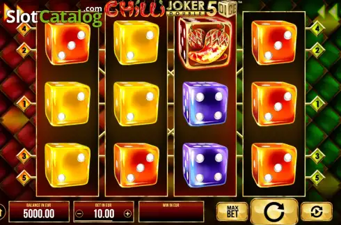 Скрин2. Chilli Joker Double 5 Dice слот