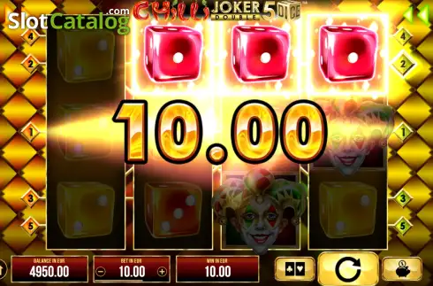 Скрин3. Chilli Joker Double 5 Dice слот
