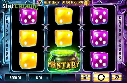 Скрин2. 27 Spooky Pumpkins Dice слот
