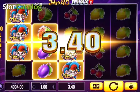 Скрин3. Joker 40 1000 слот