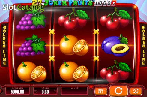 Скрин2. 27 Joker Fruits 1000 слот