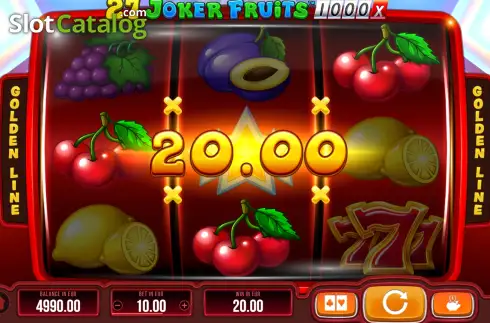 Скрин3. 27 Joker Fruits 1000 слот