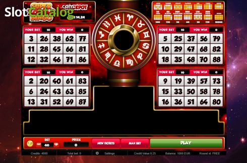 Скрин2. Super Zodiac Bingo слот