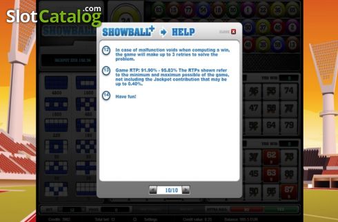 Скрин7. Show Ball Plus (Salsa Technology) слот
