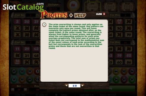 Скрин9. Pirates Bingo (Salsa Technology) слот