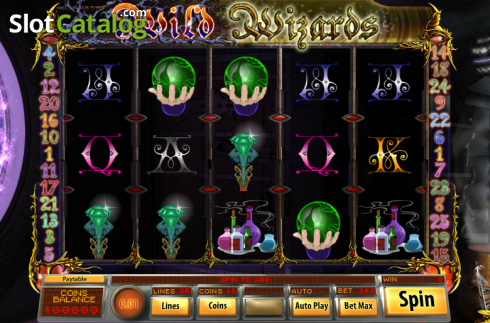 Скрин2. Wild Wizards (Genii) слот