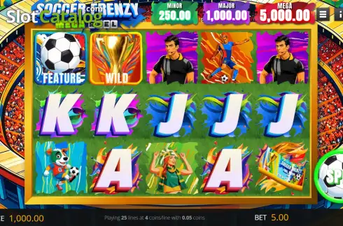 Скрин2. Soccer Frenzy слот