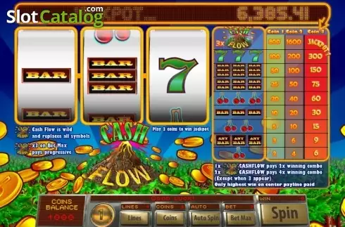 Скрин2. Cash Flow слот