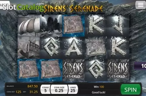 Скрин4. Sirens' Serenade слот