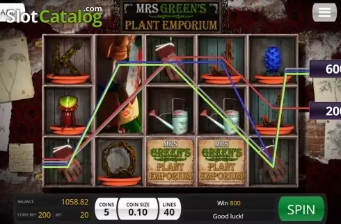Скрин4. Mrs Green's Plant Emporium слот