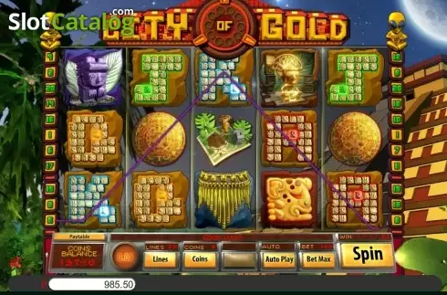 Скрин3. City of Gold (Saucify) слот