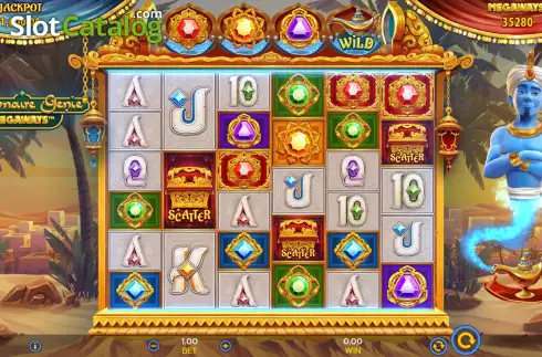 Скрин2. Millionaire Genie Megaways слот