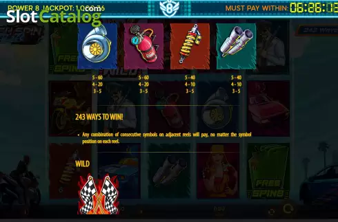 Скрин6. High Spin Race слот