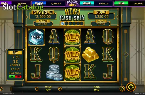 Скрин2. Mega Cash Spin слот