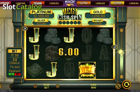 Скрин3. Mega Cash Spin слот