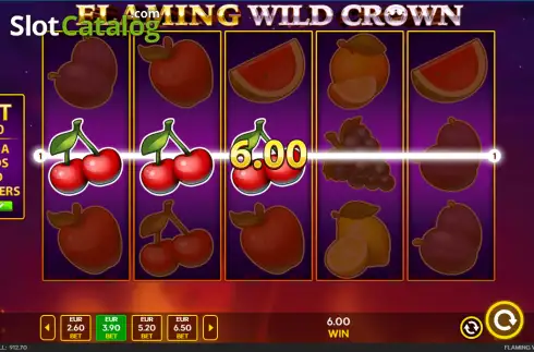 Скрин3. Flaming Wild Crown слот