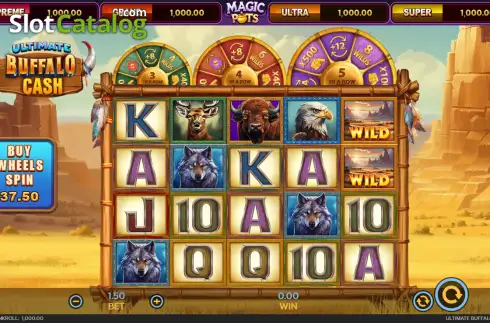 Скрин2. Ultimate Buffalo Cash слот