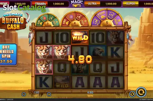 Скрин3. Ultimate Buffalo Cash слот