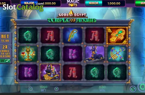 Скрин2. Gods of Egypt: Temple of Anubis слот