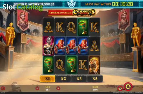 Скрин2. Champions of the Colosseum: Commodus the Colossus слот