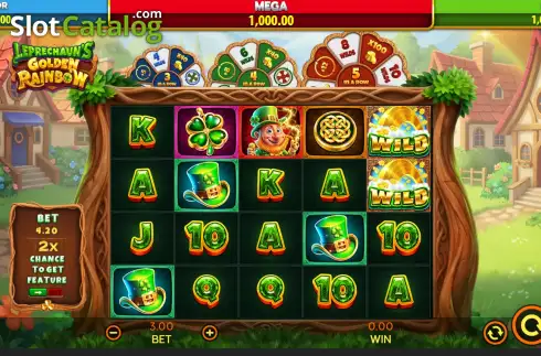 Скрин2. Leprechaun's Golden Rainbow слот