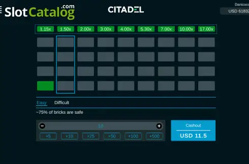 Скрин3. Citadel слот