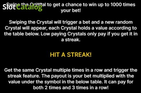 Скрин6. Crystal Swipe слот