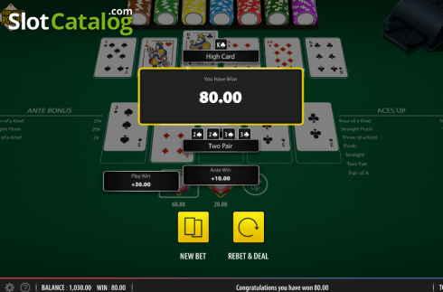 Скрин3. Four Card Poker (Shuffle Master) слот