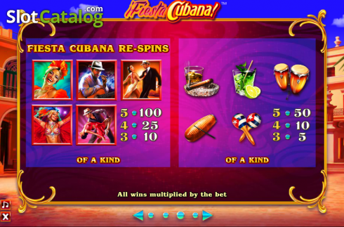 Скрин4. Fiesta Cubana слот