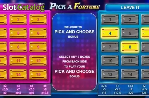 Скрин6. Pick A Fortune слот
